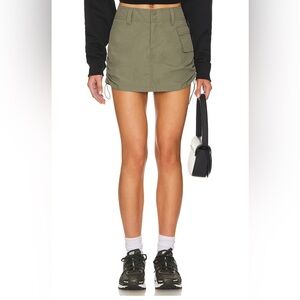 superdown Olive Mini Skirt